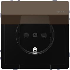   Schneider MTN2314-6052 MERTEN D-Life 2P+F csatlakozóaljzat,rugós bekötés,16 A,IP44,mokka