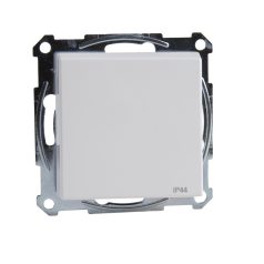   Schneider MTN2414-0325 MERTEN 2P+F aljz csapófedéllel,csavaros bekötés,fehér,antibakteriális,IP44