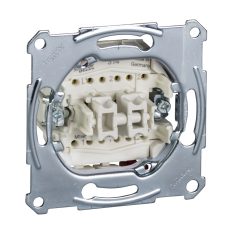   Schneider MTN3128-0000 MERTEN Csillárkapcsoló, váltókapcsolóval és nyomóval, rugós bekötés 10A