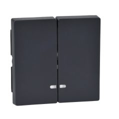   Schneider MTN3420-0414 MERTEN Dupla billentyű, fényjelzős funkciókhoz, System-M, antracit