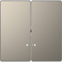   Schneider MTN3420-6050 MERTEN D-Life Dupla billentyű, fényjelzős funkciókhoz, nikkel