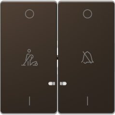   Schneider MTN3429-6052 MERTEN D-Life Dupla billentyű, szállodai funkciókhoz, mokka