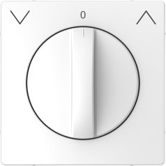   Schneider MTN3875-6035 MERTEN D-Life Fedlap, forgatógombos redőnynyomóhoz, lótuszfehér