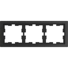 Schneider MTN4030-6547 MERTEN D-Life hármas keret, pala