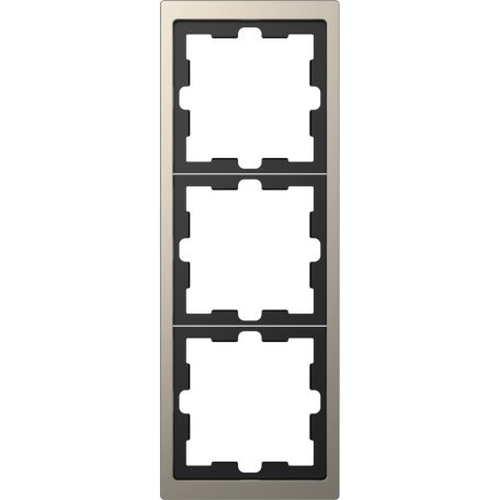 Schneider MTN4030-6550 MERTEN D-Life hármas keret, nikkel