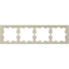 Schneider MTN4040-6533 MERTEN D-Life négyes keret, szahara