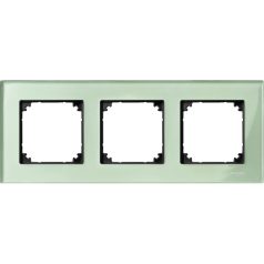   Schneider MTN404304 MERTEN M-Elegance hármas keret, smaragdzöld