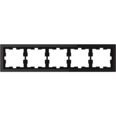   Schneider MTN4050-6503 MERTEN D-Life ötös keret, ónixfekete