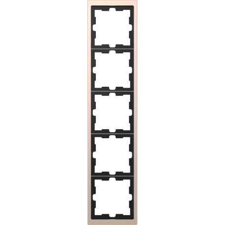 Schneider MTN4050-6551 MERTEN D-Life ötös keret, pezsgő