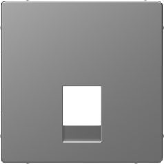   Schneider MTN4215-6036 MERTEN D-Life Fedlap RJ11/RJ12 aljzatokhoz, acél