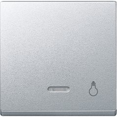   Schneider MTN430960 MERTEN Billentyű, lámpajellel, jelzőfényes funkciókhoz, System-M, alumínium