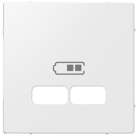 Schneider MTN4367-0319 MERTEN USB töltő burkolat, System-M, polár fehér