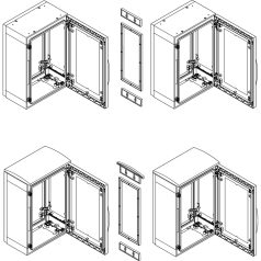   Schneider NSYMUPLA123G PLA összeépítő készlet (1250*320)