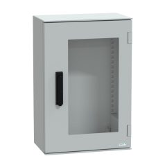   Schneider NSYPLM64TVG PLM műanyag szekrény 647x436x250 IP66 üvegajtós