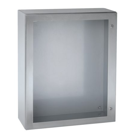 Schneider NSYS3X7525T Inox (700*500*250) szekrény, átlátszó ajtó