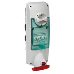   Schneider PKB63R535 UNIKA Falra szerelhető,reteszelhető aljzat,3P+N+F,63A,415V,IP65,olvadóbiztosítós