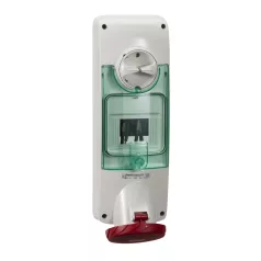   Schneider PKB63U534 UNIKA Panelre szerelhető,reteszelhető aljzat,3P+F,6h,63A,415V,IP65,DIN sínnel