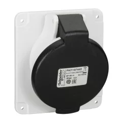   Schneider PKF16F445 PRATIKA Panelre szerelhető döntött aljzat, 3P+N+F, 7h, 16A, 500V, IP44, csavaros