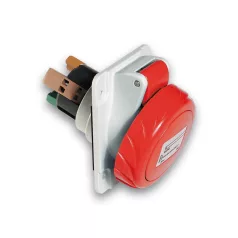   Schneider PKY16F733 PRATIKA Panelre szerelhető döntött aljzat,2P+F,9h,16A,415V,IP67