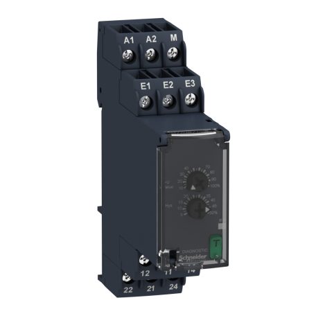 Schneider RM22UA21MR Zelio Control feszültségfigyelő relé,2CO,24…240VAC/DC,mérési tartomány:0,05…5V