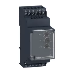   Schneider RM35ATW5MW Zelio Control hőmérséklet- és háromfázisú fázisfigyelő relé,2NO,5A,24…240VAC/DC