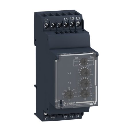 Schneider RM35BA10 Zelio Control szivattyúvezérlő relé, 1f-3f, 1CO, 5A, 208…480VAC vagy 230VAC