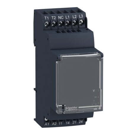 Schneider RM35TM50MW Zelio Control háromfázisú fázis- és motorhőmérséklet-figyelő relé 2CO 5A