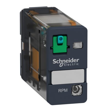 Schneider RPM12BD Zelio RPM teljesítményrelé, 1CO, 15A, 24VDC, tesztgomb, LED