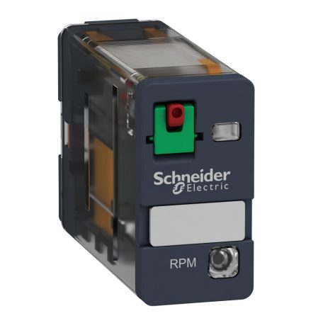 Schneider RPM12P7 Zelio RPM teljesítményrelé, 1CO, 15A, 230VAC, tesztgomb, LED