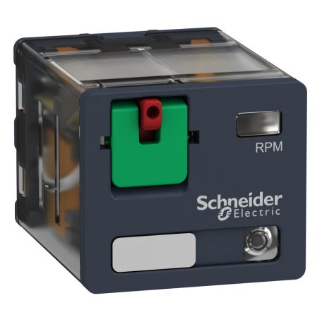 Schneider RPM32B7 Zelio RPM teljesítményrelé, 3CO, 15A, 24VAC, tesztgomb, LED