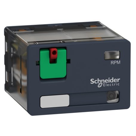 Schneider RPM42P7 Zelio RPM teljesítményrelé, 4CO, 15A, 230VAC, tesztgomb, LED