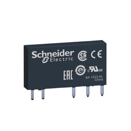 Schneider RSL1GB4BD Zelio RSL sorkapocs relé, 1CO, 6A, 24VDC, kis kapacitású