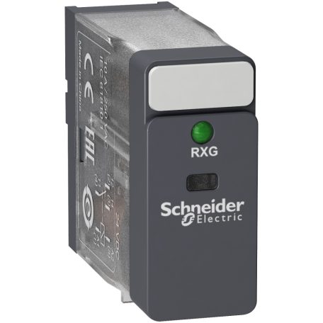 Schneider RXG13BD Zelio RXG Interfész relé, 1CO, 10A, 24VDC, LED