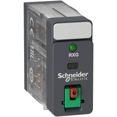   Schneider RXG22B7 Zelio RXG Interfész relé, 2CO, 5A, 24VAC, tesztgomb, LED