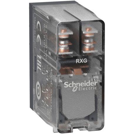 Schneider RXG25B7 Zelio RXG Interfész relé, 2CO, 5A, 24VAC
