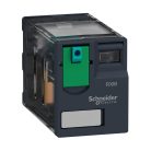 Schneider RXM4AB1BD Zelio RXM miniatűr relé, 4CO, 6A, 24VDC, tesztgomb
