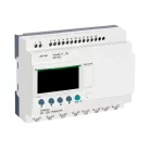 Schneider SR2B201B LCD kijelzős, 20 I/O, relés, 24VAC