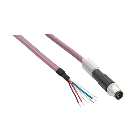 Schneider TCSxCNDFNx10V Kábel,egyenes,M8-4p,Anya-csak vezeték, 10m