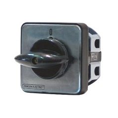   Tracon TK-209/2 Kézikapcsoló, BE-KI 400V, 50Hz, 20A, 2P, 5,5kW, 48×48mm, 90°