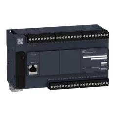   Schneider TM221C40R Modicon M221 gépvezérlő PLC, 40 I/O, relé kimenet, RS232/RS485, 100...230 VAC