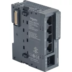   Schneider TM3XTYS4 Modicon TM3 bővítő modul, Tesys U vezérlőmodul, 4xRJ45, külső táp: 24 VDC