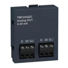   Schneider TMC2AQ2C Modicon TMC jelkártya, 2 analóg kimenet (4-20mA), 12 bit, M221 PLC-hez