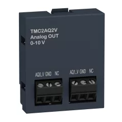   Schneider TMC2AQ2V Modicon TMC jelkártya, 2 analóg kimenet (0-10V), 12 bit, M221 PLC-hez