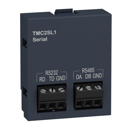 Schneider TMC2SL1 Modicon TMC jelkártya, soros port bővítő, RS232/RS485, M221 PLC-hez