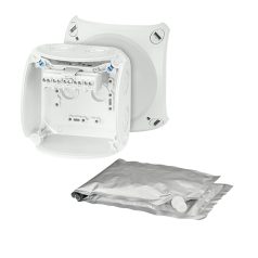   HENSEL WP 0402 G Kötődoboz 104x104x70 kiöntőmasszával, vízálló