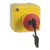 Schneider XALK188E Harmony XALK tokozott vészgomb,sárga,piros gombafejű nyomógomb,kulccsal kioldó