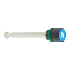 Schneider XB5AA86102 Harmony komplett műanyag reset nyomógomb, Ø22, 17-120mm mélység, kék, R