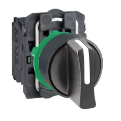   Schneider XB5AD41 Harmony komplett műanyag választókapcsoló, Ø22, 2 állású visszatérő, 1NO