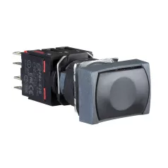   Schneider XB6DA22B Harmony XB6 Ø16 komplett nyomógomb, fekete