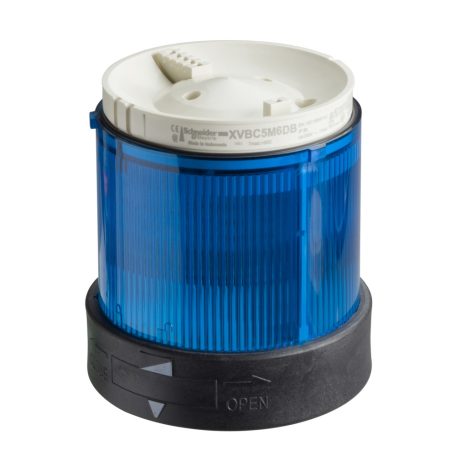 Schneider XVBC2M6 Harmony XVB Ø70 fényoszlop fénymodul, LED, folyamatos fényű, kék, 230VAC